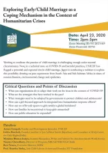 Exploring Early/Child Marriage